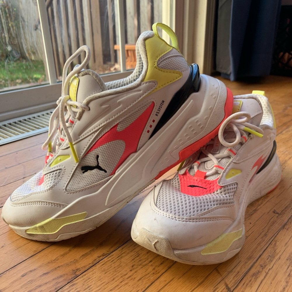 Puma RS-fast pop white ignite pink sneaker